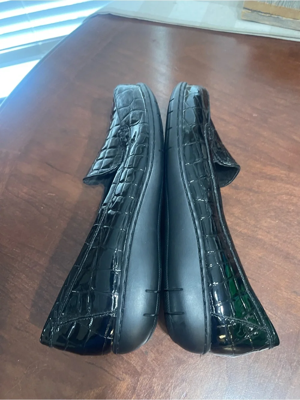 Clarks Bendables Croc Embossed loafers wide